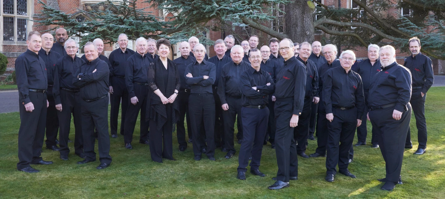 The members of Imperial Male Voice Choir in Epsom